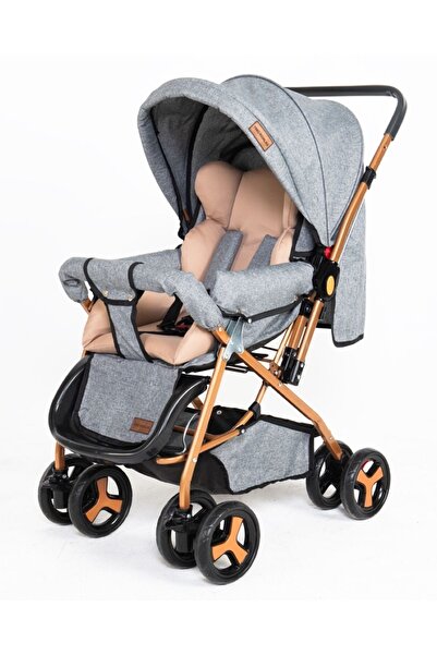 Ünal Two Koalas Keten Gold Çift Yönlü Bebek Arabası