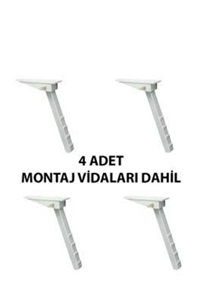 Uzerkan Yer Sofrası Ayağı 4 Ad. 20 Cm Ayarlanabilir (VİDALAR DAHİL)
