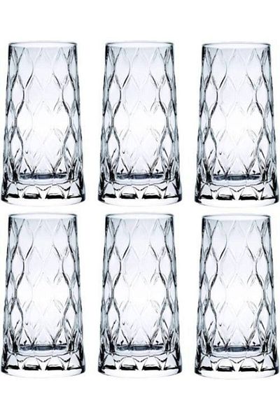 Paşabahçe Leafy Soft Drink Cocktail Glass 345 cc 6 Pieces 420855