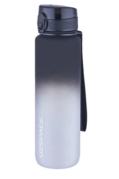 Uzspace Large Size 1000ml Motivation Bottle Double Color Softtouch Ff Collection Tritan Water Bottle