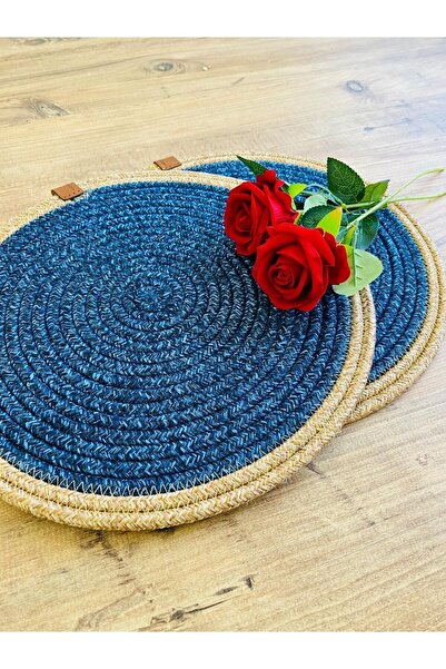 JÜTEX HOME Σετ 2 τεμαχίων από ζατζούρι από άχυρο αμερικανικής υπηρεσίας Supla