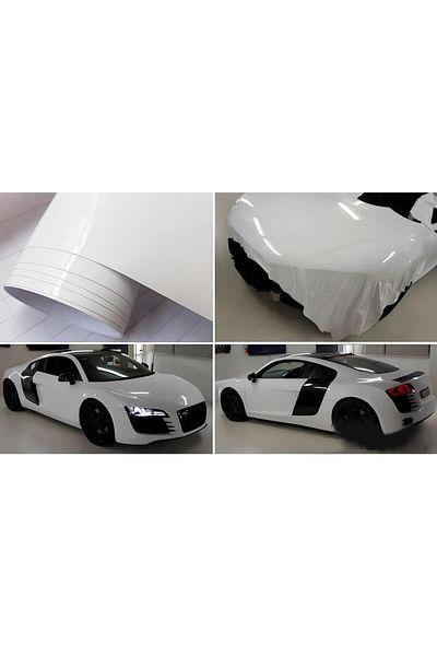 ESEMİZ White Durable Vehicle Motor Furniture - 126cm X 100cm Foil