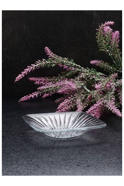 Paşabahçe 54321 Engraved Tea Plate 6 Pieces Fma05212