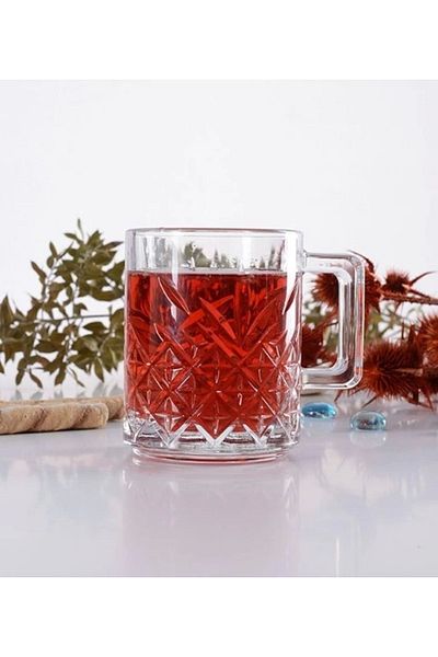 Paşabahçe Timeless 2-Piece Glass Cup Mug 250cc