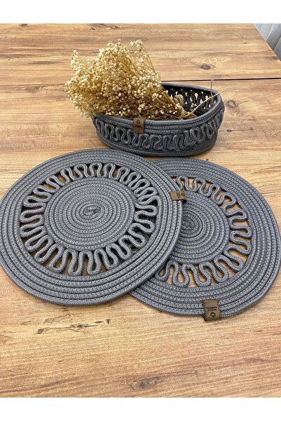 JÜTEX HOME Σετ 3 τεμαχίων από άχυρο από γιούτα American Service Supla και καλάθι