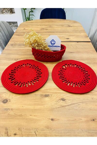 JÜTEX HOME Σετ 3 τεμαχίων από άχυρο από γιούτα American Service Supla και καλάθι