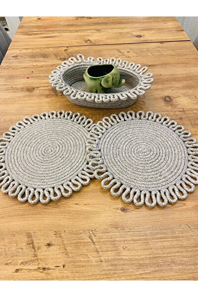 JÜTEX HOME Σετ 3 τεμαχίων από άχυρο από γιούτα American Service Supla και καλάθι