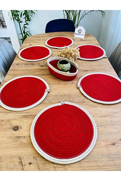 JÜTEX HOME Set de 7 bucăți din răchită din iută americană