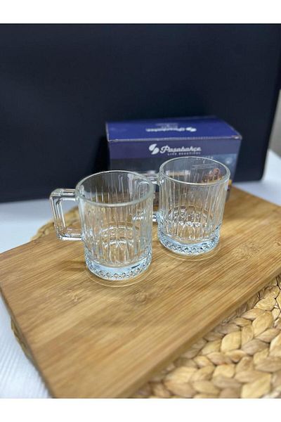 Paşabahçe New Series Elysia 2 Liter Glass-cup with Handle 250cc 55432