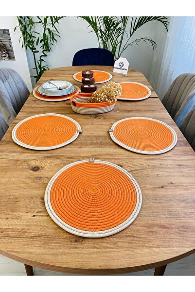 JÜTEX HOME Σετ 7 τεμαχίων από ζατζούρι από άχυρο αμερικανικής υπηρεσίας Supla...