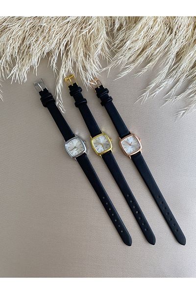 QUARTZ Retro Minimal Vintage Leather Cord Women's Wristwatch