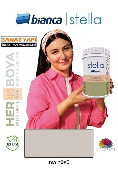 Bianca Stella Su Bazlı Akrilik Boya Tay Tüyü