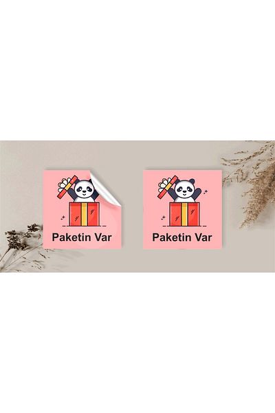 anka design 4X4Cm Coated Sticker - 48 Pieces, 4 Colors Mixed, Packaging and Shipping Labels