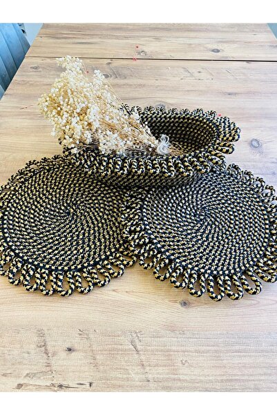 JÜTEX HOME Σετ 3 τεμαχίων από άχυρο από γιούτα American Service Supla και καλάθι