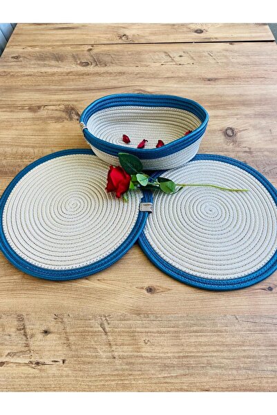 JÜTEX HOME Σετ 3 τεμαχίων από άχυρο από γιούτα American Service Supla και καλάθι