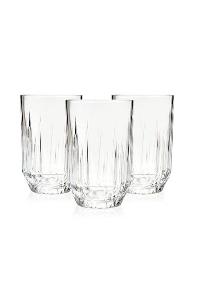 Paşabahçe Damla 3-piece Echo Soft Drink Glass - 350 Ml