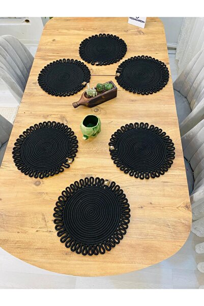 JÜTEX HOME 6 komada jute slame Podmetač Supla