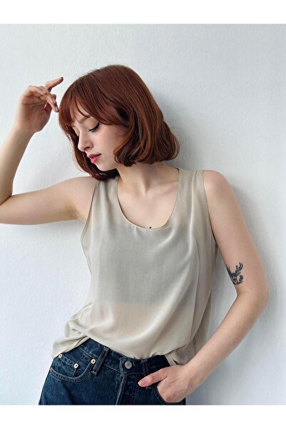 Retrobird Σιφόν Basic Αθλητική Μπλούζα Γυναικεία Άμμος