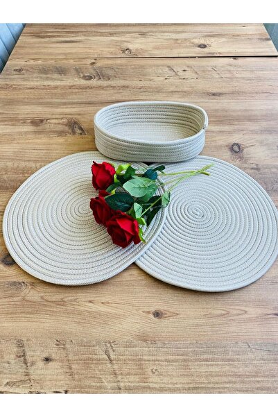 JÜTEX HOME Σετ 3 τεμαχίων από άχυρο από γιούτα American Service Supla και καλάθι