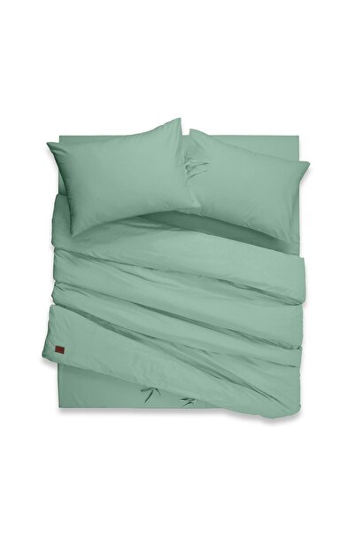 Sabia طقم غطاء لحاف مزدوج 100% قطن 62 خيط (155 TC) مقاس 140×200 سم +30 سم مع ...