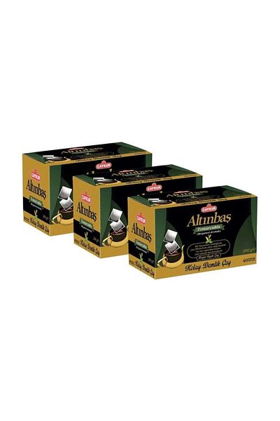 Çaykur Altınbaş Bud Black Tea Infuser Filtered Bag 40pcsx3pack