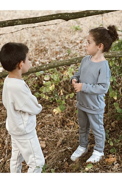 Tarkito Baby Boys and Girls Tracksuit Set for 1-7 Years - Sweatshirt & Jogger