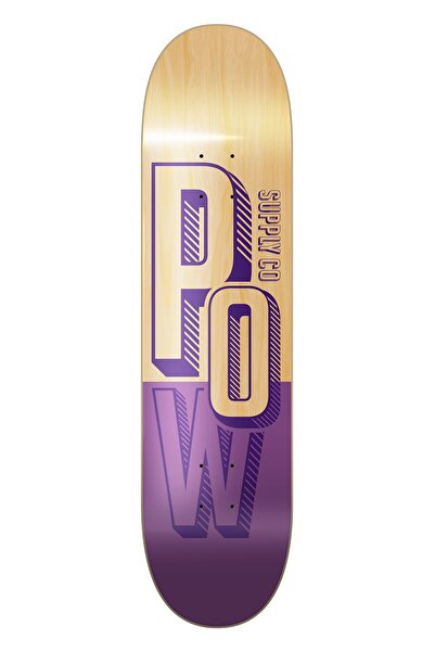 Pow Supply Co 8,25 Stack Logo Kaykay Tahtası