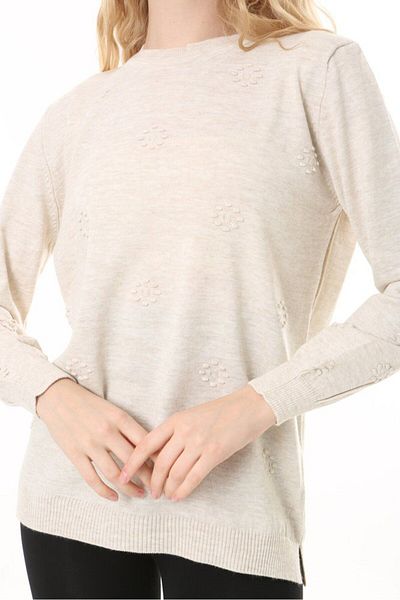 Lamierra Seasonal Knitwear Mother's Blouse