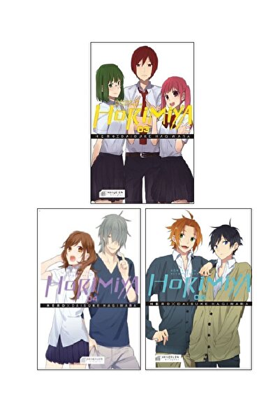 Akıl Çelen Kitaplar Horimiya 3-4-5. Ciltler Manga Seti