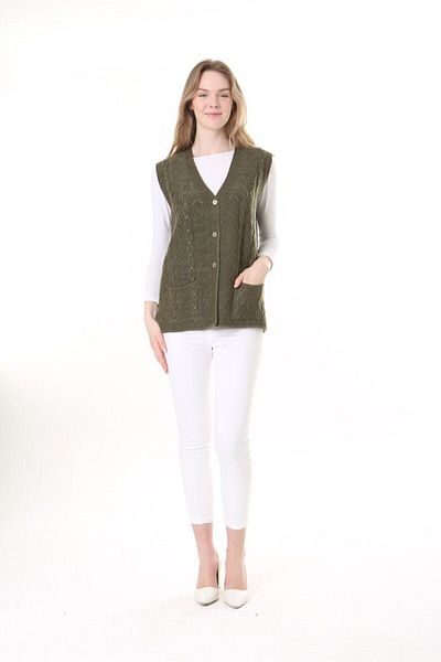 Lamierra Knitwear Wool Vest