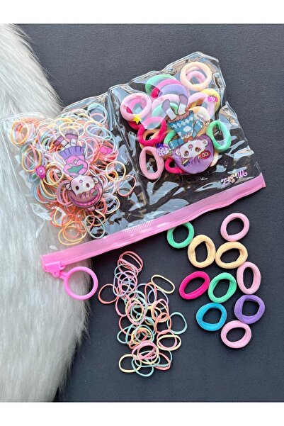 Toka Sepetim Çantalı Çift Bölmeli Havlu ve Perma Lastik Toka