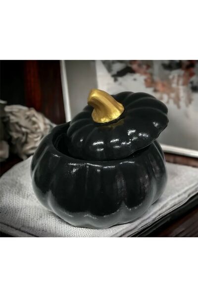 evdeki atölyem Siyah Kapaklı Kabak kavanoz