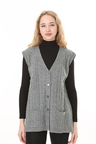 Lamierra Knitwear Wool Vest