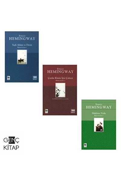 Bilgi Yayınevi Ernest Hemıngway 3 Kitap Set Çanlar Kimin Için Çalıyor-yaşlı Adam Ve Deniz-silahara Veda