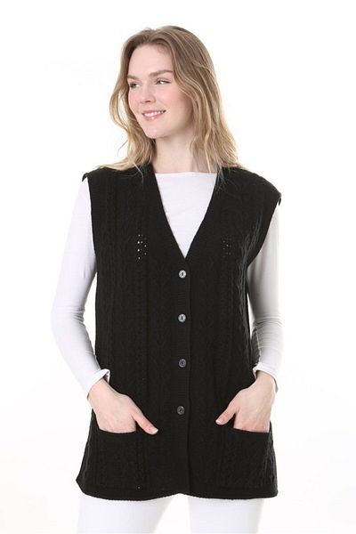 Lamierra Knitwear Wool Vest