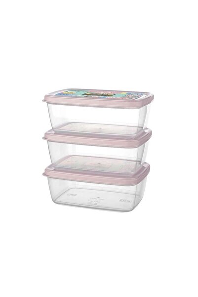 Takaz Global Titiz Aria Saklama Kabı 850 ml 3'lü Set DZF-AP-9257