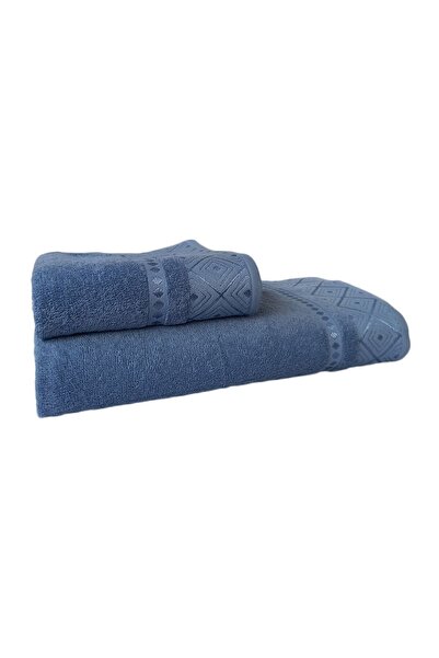 Özdilek Serene Bath Towel Set - 70x140 cm and 50x80 cm