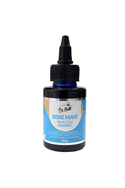 Dr. Gusto Su Bazlı Likit Boya Bebe Mavi 60gr