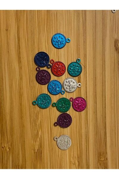 Öztürk Thin Coated Tuğra Plastic Flake 11mm. Estimate 240-250 Pieces Around. ...