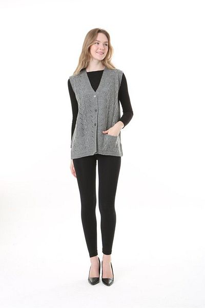 Lamierra Knitwear Wool Vest