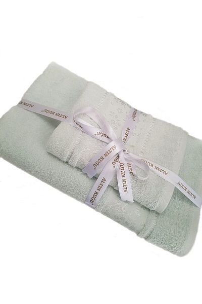Özdilek Camellia Bath Towel Set - 70x140 cm and 50x80 cm