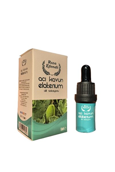 Rıza Efendi Acı Kavun Ekstresi Baş Ağrısı Mig Ren Damla Elaterium Losyon 5 ml