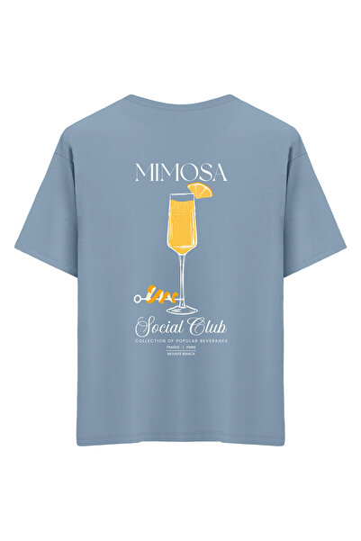 Mounte Bianca Unisex mimoza - Oversize kroj T-shirt