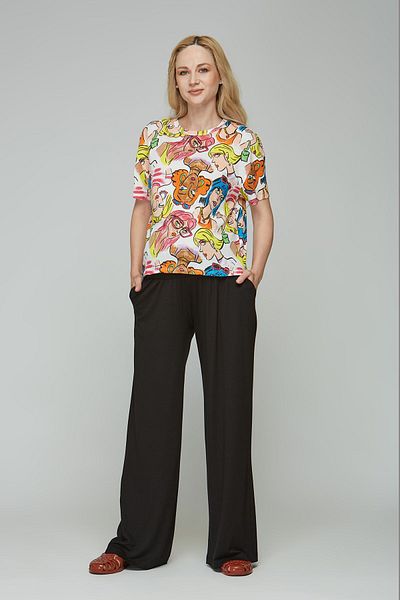 Motherway Seasonal Elastic Waist Pants for Pregnant Women - before & after