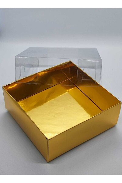Skybox 8x8x3 Asetat Kapaklı Gold (Altın Sarısı) Kutu 50 Adet
