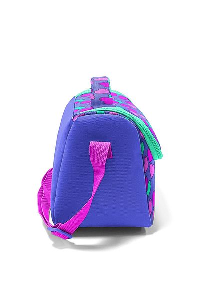 Coral High Cutie de prânz termică cu model inimă roz lavandă pentru copii 11702