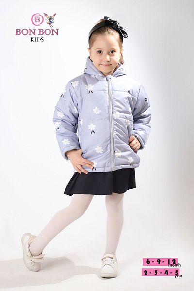 Bon bon kids baby and children's winter plush inflatable coat