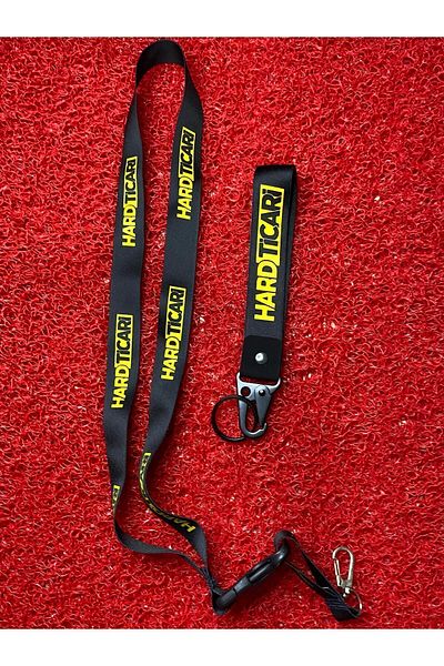 CEBECİOTO Heritage Merchant Keychain and Neck Strap Lanyard Set - Auto and Moto Accessory