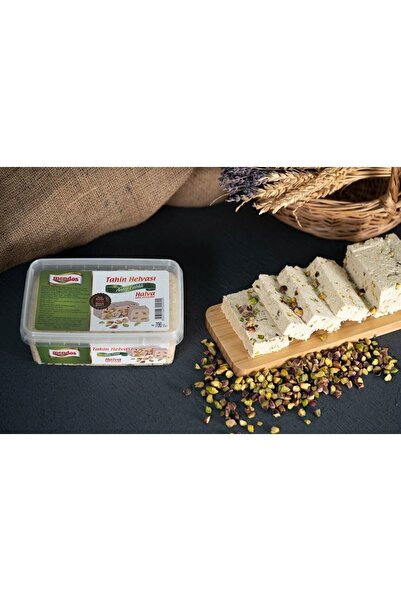 MENDOS Antep Fıstıklı Helva 700 gr ( Yerli Fethiye Tahininden )