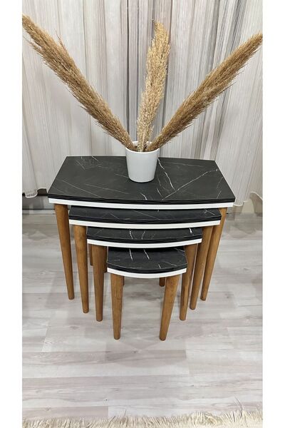 Dekor 4’lü Lüx Zigon Sehpa